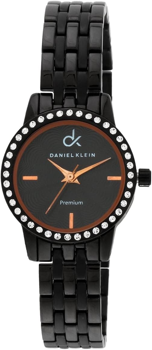 ساعت زنانه با صفحه مشکی آنالوگ Daniel Klein مدل DK10418-1 ساعت زنانه با صفحه مشکی آنالوگ Daniel Klein مدل DK10418-1