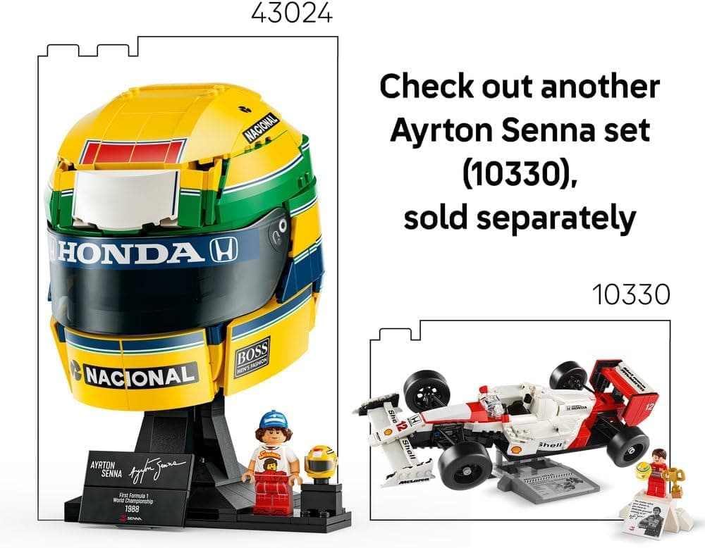 لگو Editions کلاه ایمنی Ayrton Senna مدل 43024 لگو Editions کلاه ایمنی Ayrton Senna مدل 43024