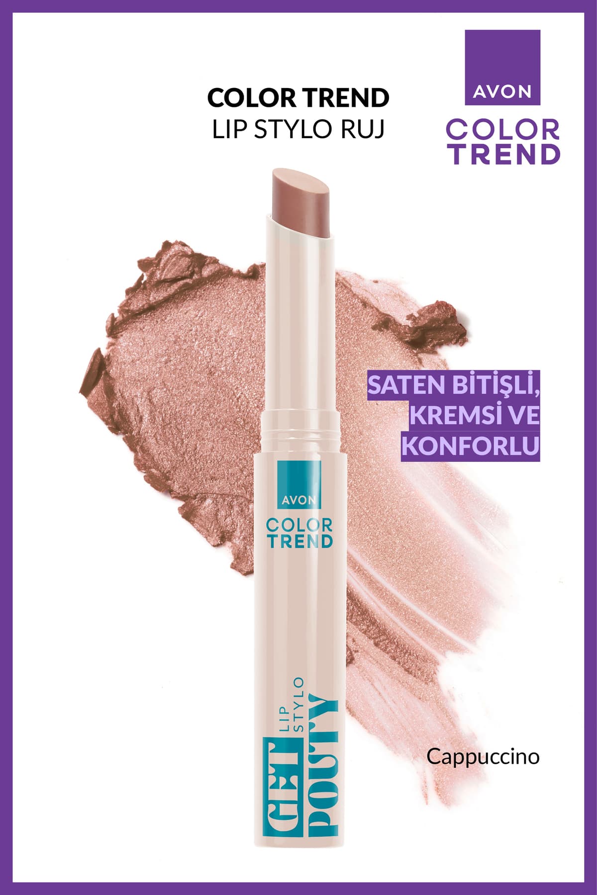 رژ لب استایلو Avon Ultra Beauty رنگ کاپوچینو رژ لب استایلو Avon Ultra Beauty رنگ کاپوچینو