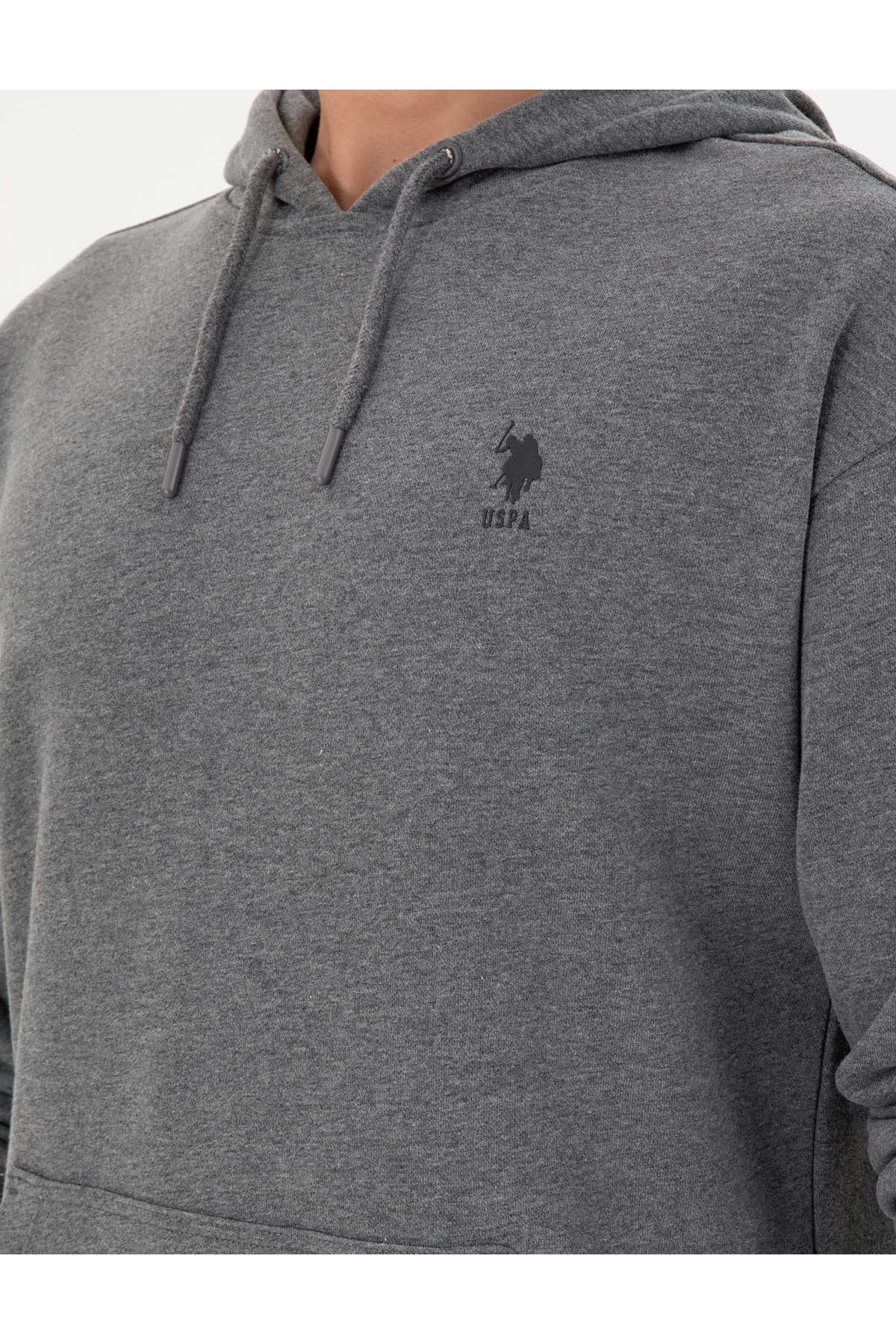 سوئیشرت مردانه U.S. Polo Assn. ساده رنگ آنتراسیت ملانژ مدل 50298271-VR081 سوئیشرت مردانه U.S. Polo Assn. ساده رنگ آنتراسیت ملانژ مدل 50298271-VR081