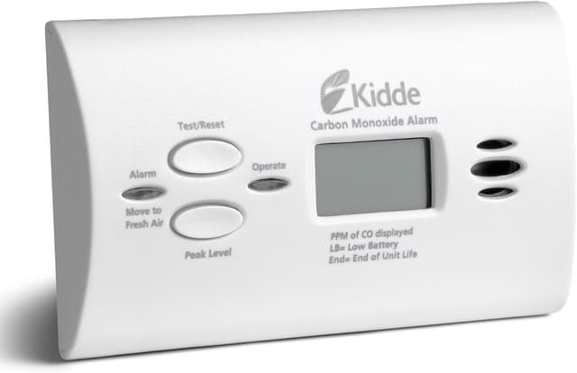 آشکارساز مونوکسید کربن Kidde با باتری پشتیبان، نمایشگر دیجیتال و LED مدل KN-COPP-B-LPM آشکارساز مونوکسید کربن Kidde با باتری پشتیبان، نمایشگر دیجیتال و LED مدل KN-COPP-B-LPM