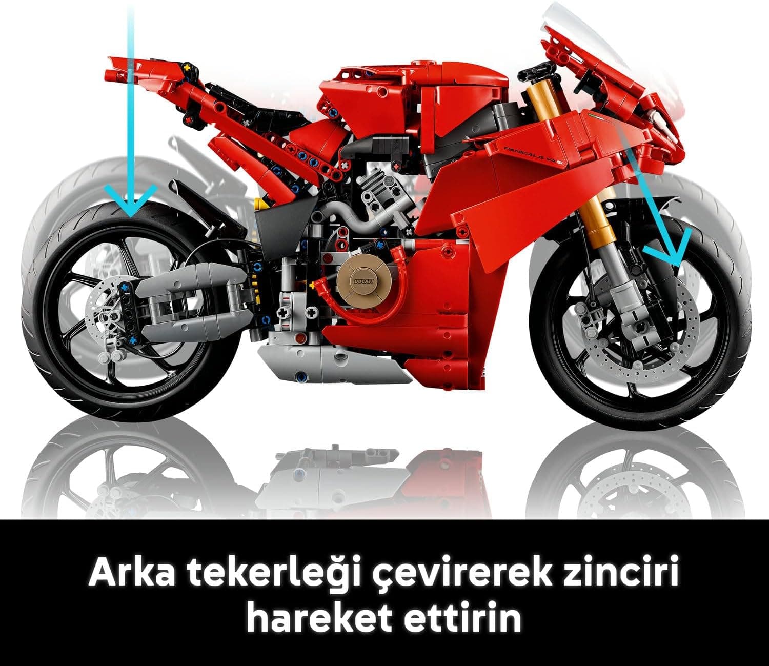 لگو Technic Ducati Panigale V4 S موتورسیکلت مدل 42202 لگو Technic Ducati Panigale V4 S موتورسیکلت مدل 42202