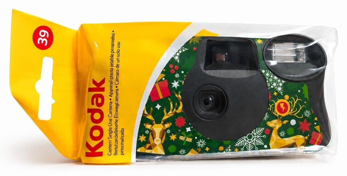دوربین عکاسی آنالوگ یکبار مصرف Kodak FunSaver نسخه کریسمس فلاشدار 39 عکس دوربین عکاسی آنالوگ یکبار مصرف Kodak FunSaver نسخه کریسمس فلاشدار 39 عکس