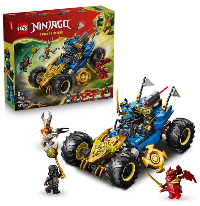 لگو 71856 NINJAGO کودکان 8+ ساله ماشین تبدیلشونده Jay، 387 قطعه لگو 71856 NINJAGO کودکان 8+ ساله ماشین تبدیلشونده Jay، 387 قطعه