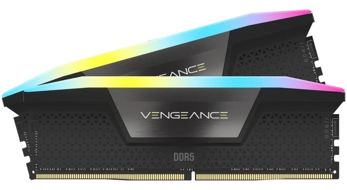 رم Corsair Vengeance RGB ظرفیت 48GB (2x24GB) 6000MHz CL36 DDR5 XMP Dual Kit رم Corsair Vengeance RGB ظرفیت 48GB (2x24GB) 6000MHz CL36 DDR5 XMP Dual Kit