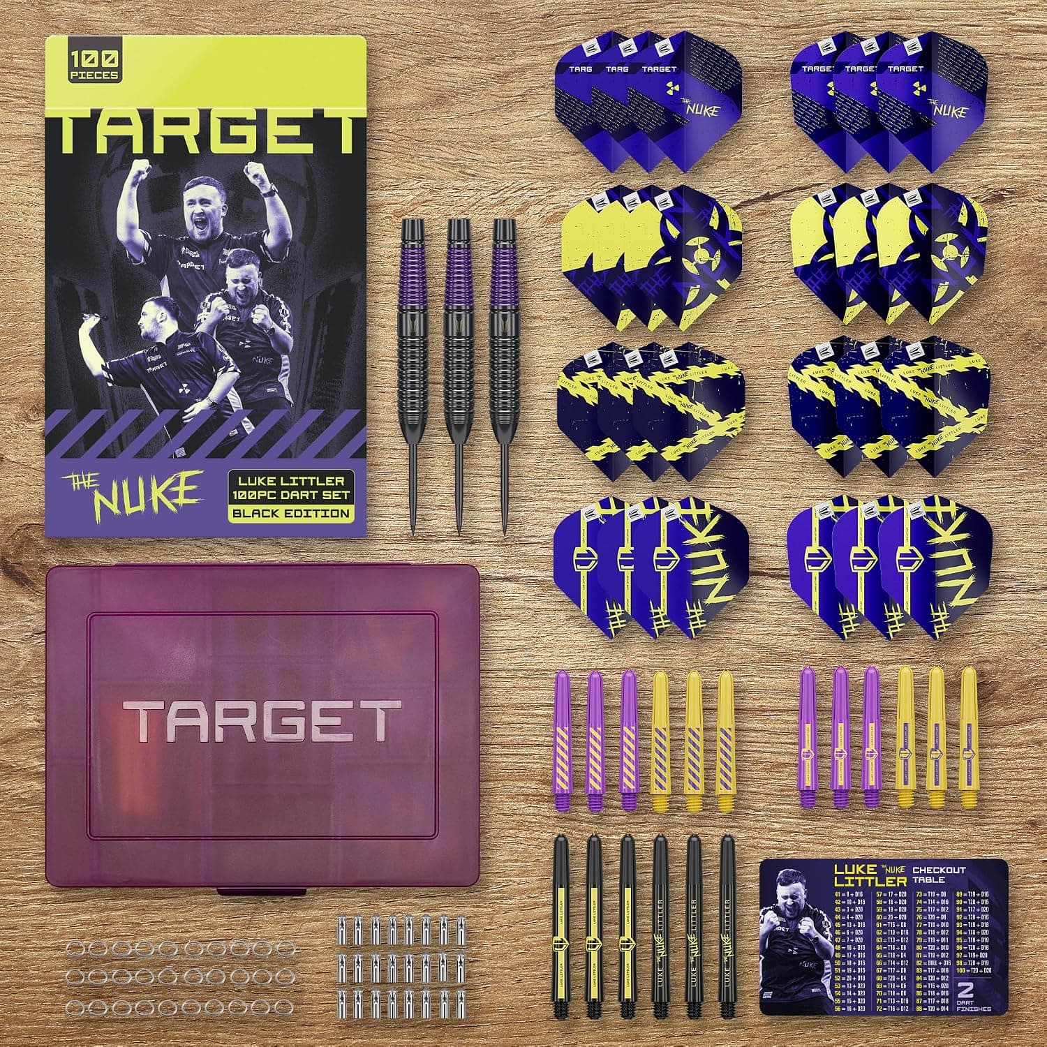 مجموعه دارت و لوازم جانبی Target Darts سری Luke Littler مجموعه دارت و لوازم جانبی Target Darts سری Luke Littler
