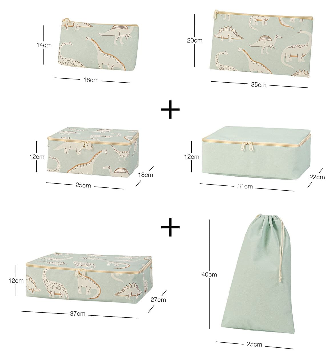 ست ۶ عددی نظمدهنده کیف بیمارستان نوزاد Ocean Home Textile طرح دایناسور چندمنظوره ست ۶ عددی نظمدهنده کیف بیمارستان نوزاد Ocean Home Textile طرح دایناسور چندمنظوره
