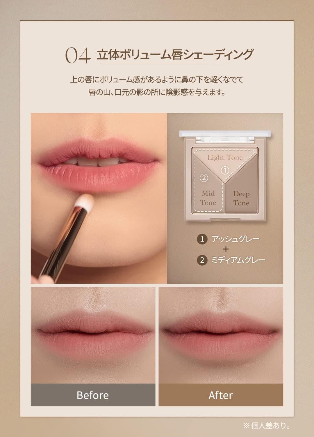 پالت کانتور سهتایی dasique با سایهپردازی طبیعی V Cut Blending Shading مدل #01 Warm Blending پالت کانتور سهتایی dasique با سایهپردازی طبیعی V Cut Blending Shading مدل #01 Warm Blending