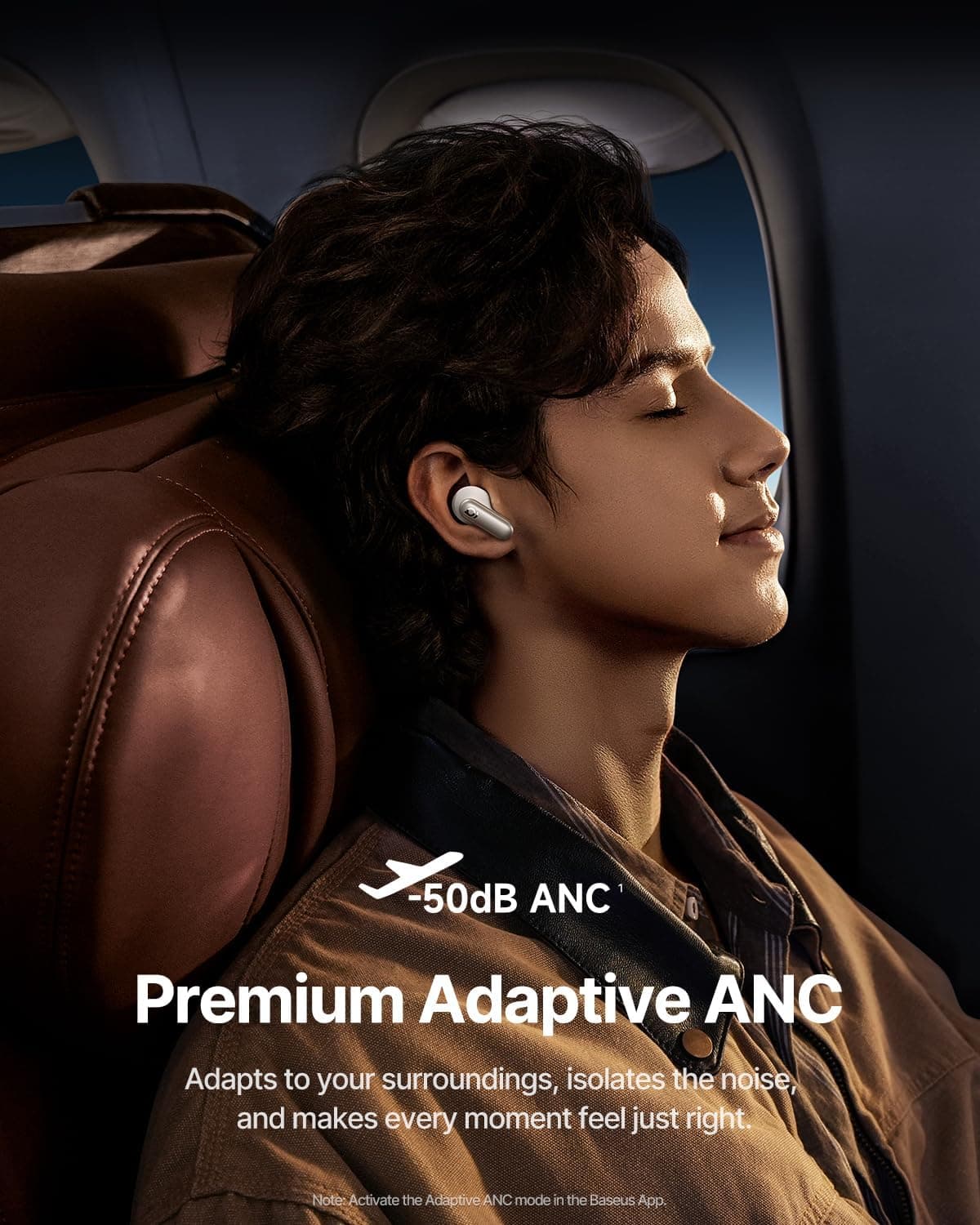 هدفون بلوتوث Baseus مجهز به ANC با فناوری صدای Bose، Dolby Audio و 6 میکروفون هدفون بلوتوث Baseus مجهز به ANC با فناوری صدای Bose، Dolby Audio و 6 میکروفون