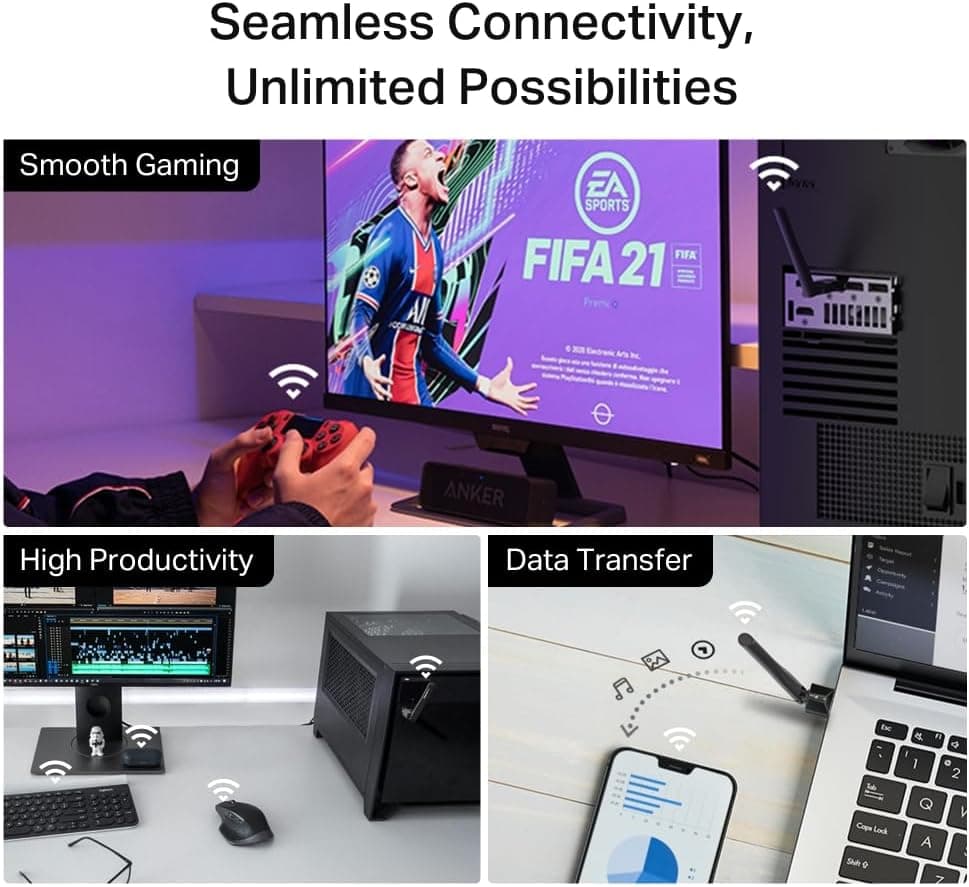 آداپتور USB بلوتوث TP-Link آنتن خارجی تنظیمپذیر 5.4 مدل UB500 Plus آداپتور USB بلوتوث TP-Link آنتن خارجی تنظیمپذیر 5.4 مدل UB500 Plus