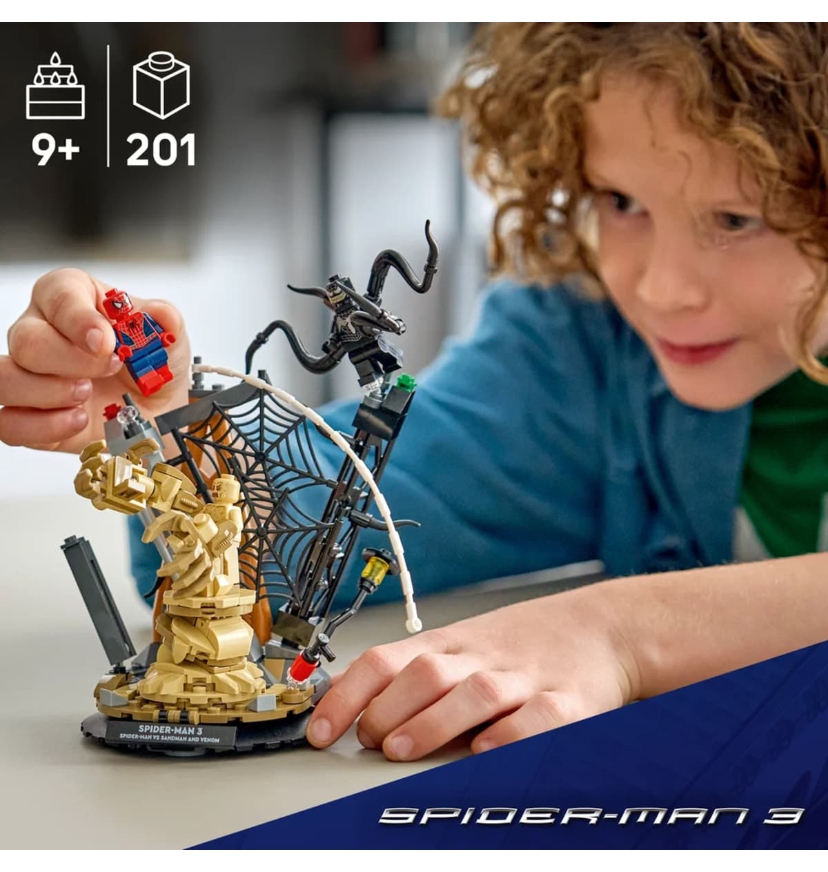 لگو Marvel نبرد افسانهای Spider-Man علیه Sandman مدل 76334 201 قطعه لگو Marvel نبرد افسانهای Spider-Man علیه Sandman مدل 76334 201 قطعه