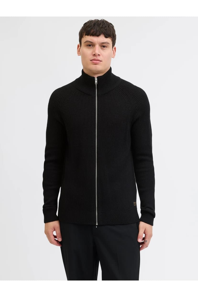 کاردیگان بافت مردانه Jack & Jones زیپدار فیت راحت مدل JJ PANNEL کاردیگان بافت مردانه Jack & Jones زیپدار فیت راحت مدل JJ PANNEL