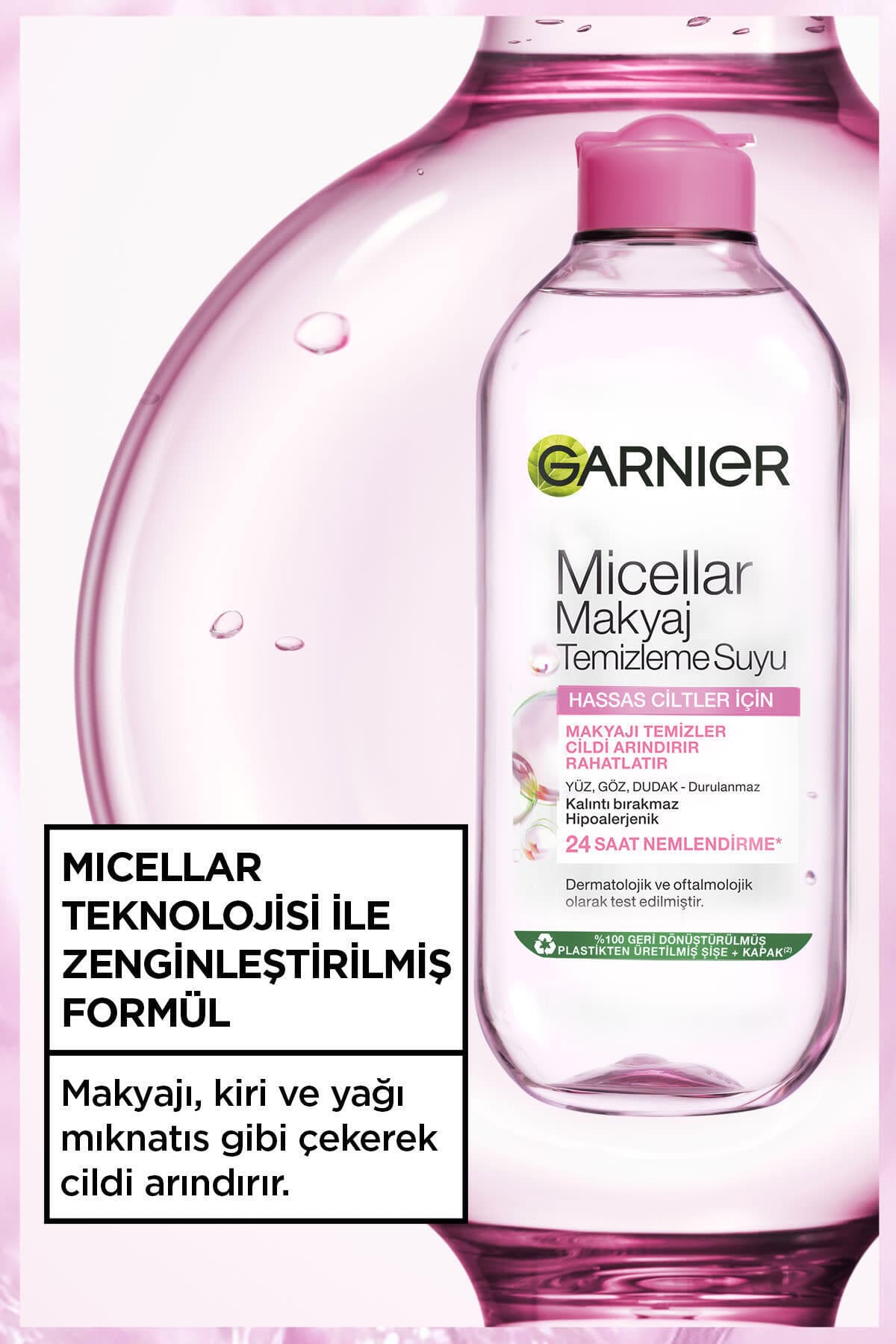ست دوتکه پاککننده آرایش میسلار Garnier شامل آب پاککننده 400 Ml و پد پاککننده آرایش ست دوتکه پاککننده آرایش میسلار Garnier شامل آب پاککننده 400 Ml و پد پاککننده آرایش