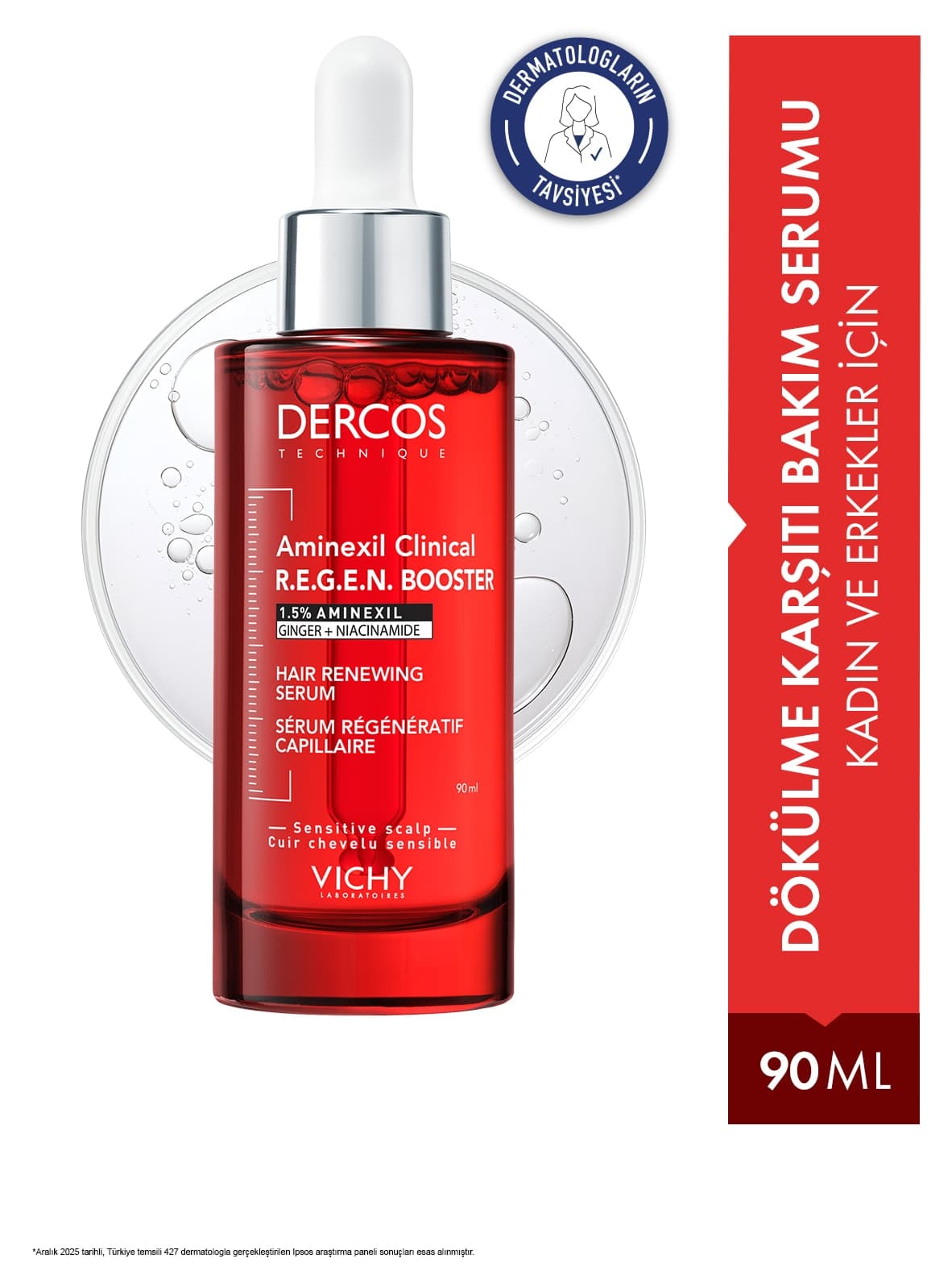 سرم ضد ریزش مو زنانه و مردانه Vichy Dercos R.E.G.E.N. Booster 90ml سرم ضد ریزش مو زنانه و مردانه Vichy Dercos R.E.G.E.N. Booster 90ml