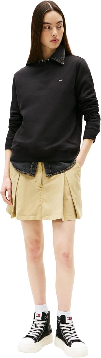 سویشرت زنانه Tommy Jeans مدل TJW REG S FLAG CREW سویشرت زنانه Tommy Jeans مدل TJW REG S FLAG CREW