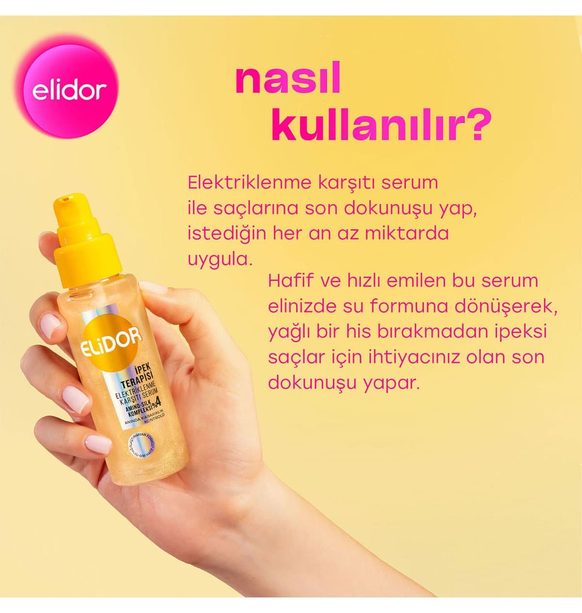 ست مراقبت مو Elidor سری İpek Terapisi 3تایی ست مراقبت مو Elidor سری İpek Terapisi 3تایی