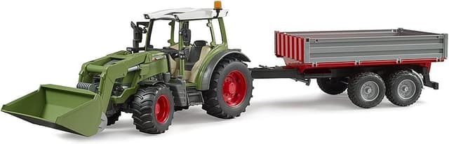 تراکتور Bruder Fendt Vario 211 با لودر و تریلر تراکتور Bruder Fendt Vario 211 با لودر و تریلر
