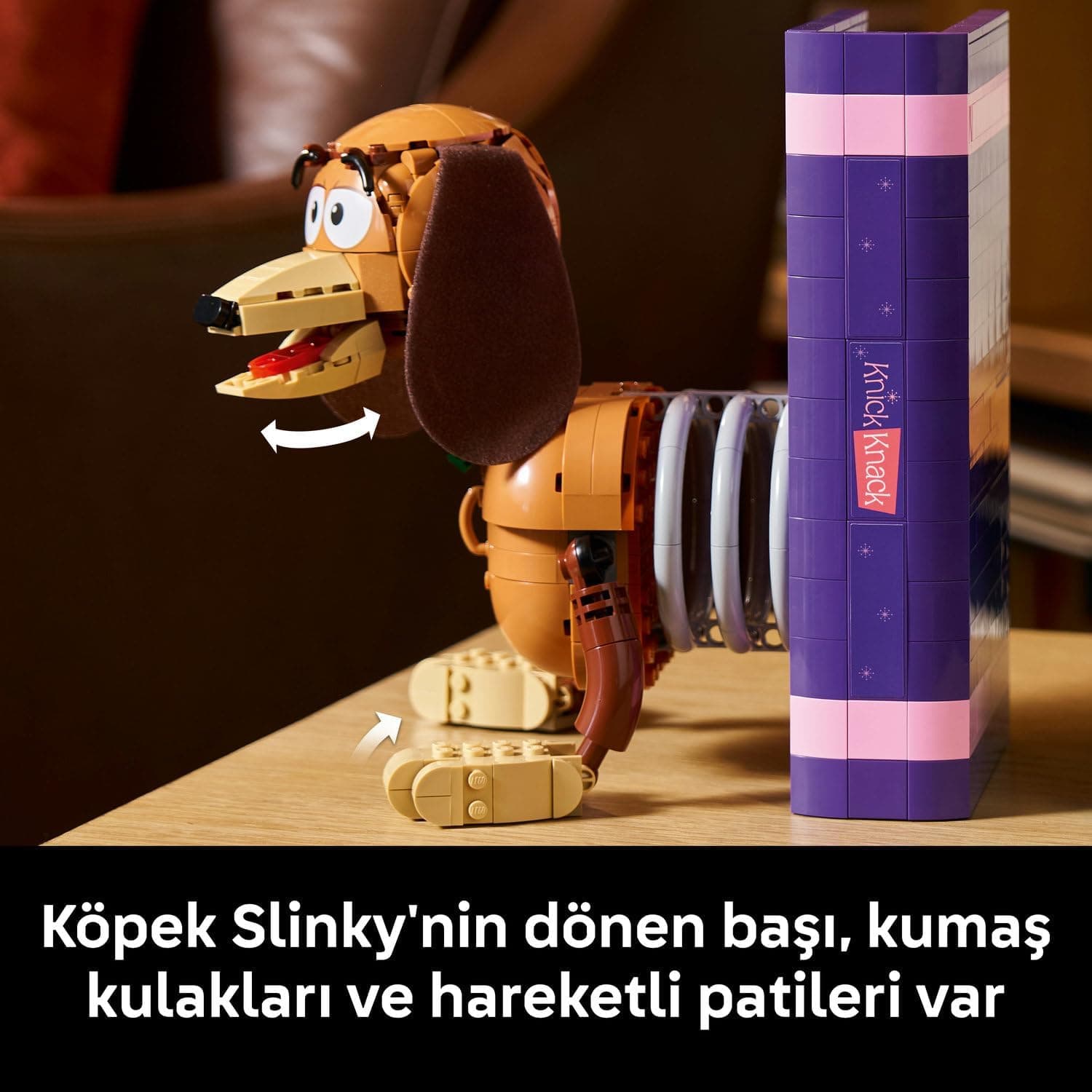 لگو Disney Pixar Toy Story پایه کتاب سگ Slinky مدل 43301 لگو Disney Pixar Toy Story پایه کتاب سگ Slinky مدل 43301