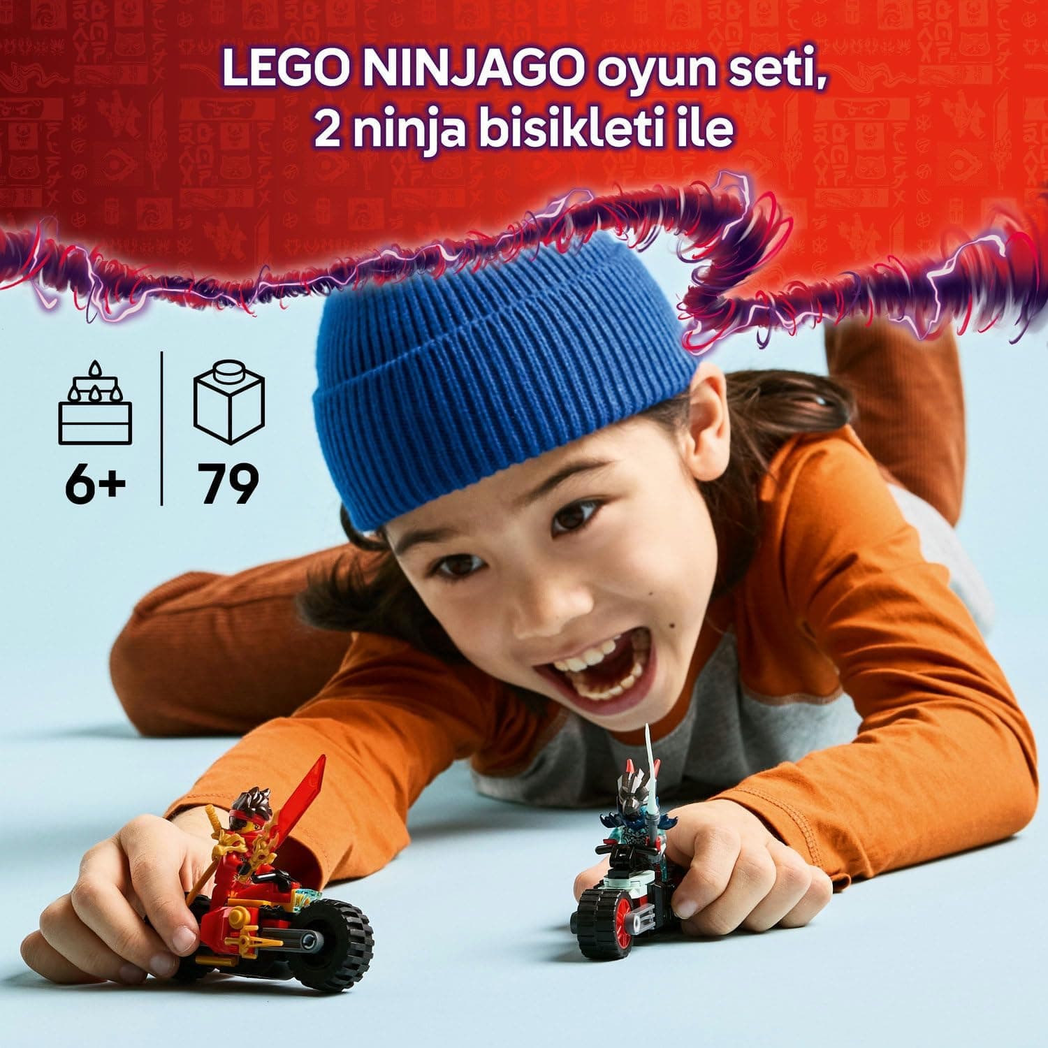 لگو NINJAGO ست موتورسیکلت مسابقه سرعت Kai مدل 71838 لگو NINJAGO ست موتورسیکلت مسابقه سرعت Kai مدل 71838