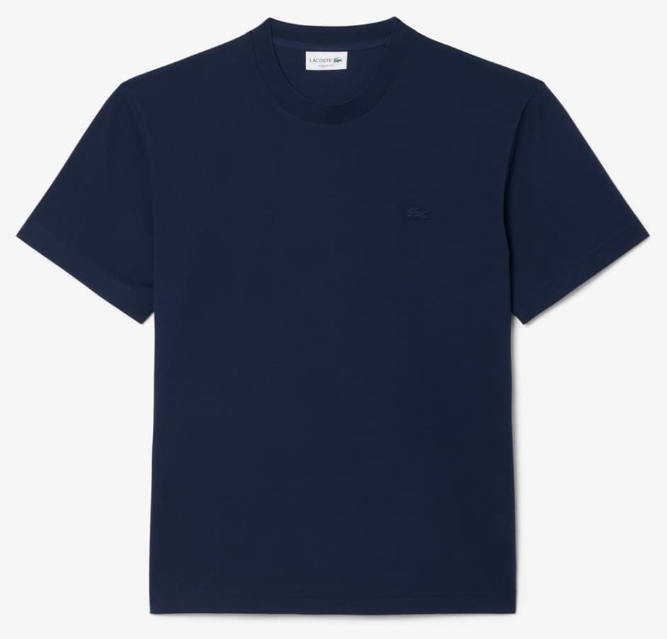 تیشرت مردانه Lacoste فیت کلاسیک یقه گرد لاجوردی تیشرت مردانه Lacoste فیت کلاسیک یقه گرد لاجوردی