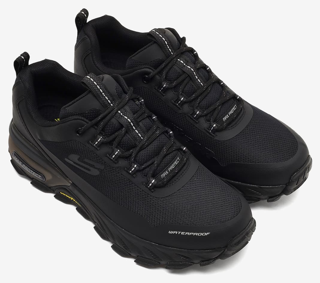 کفش مردانه Skechers سیاه فضای باز MAX PROTECT FAST TRACK مدل 237304 BBK کفش مردانه Skechers سیاه فضای باز MAX PROTECT FAST TRACK مدل 237304 BBK