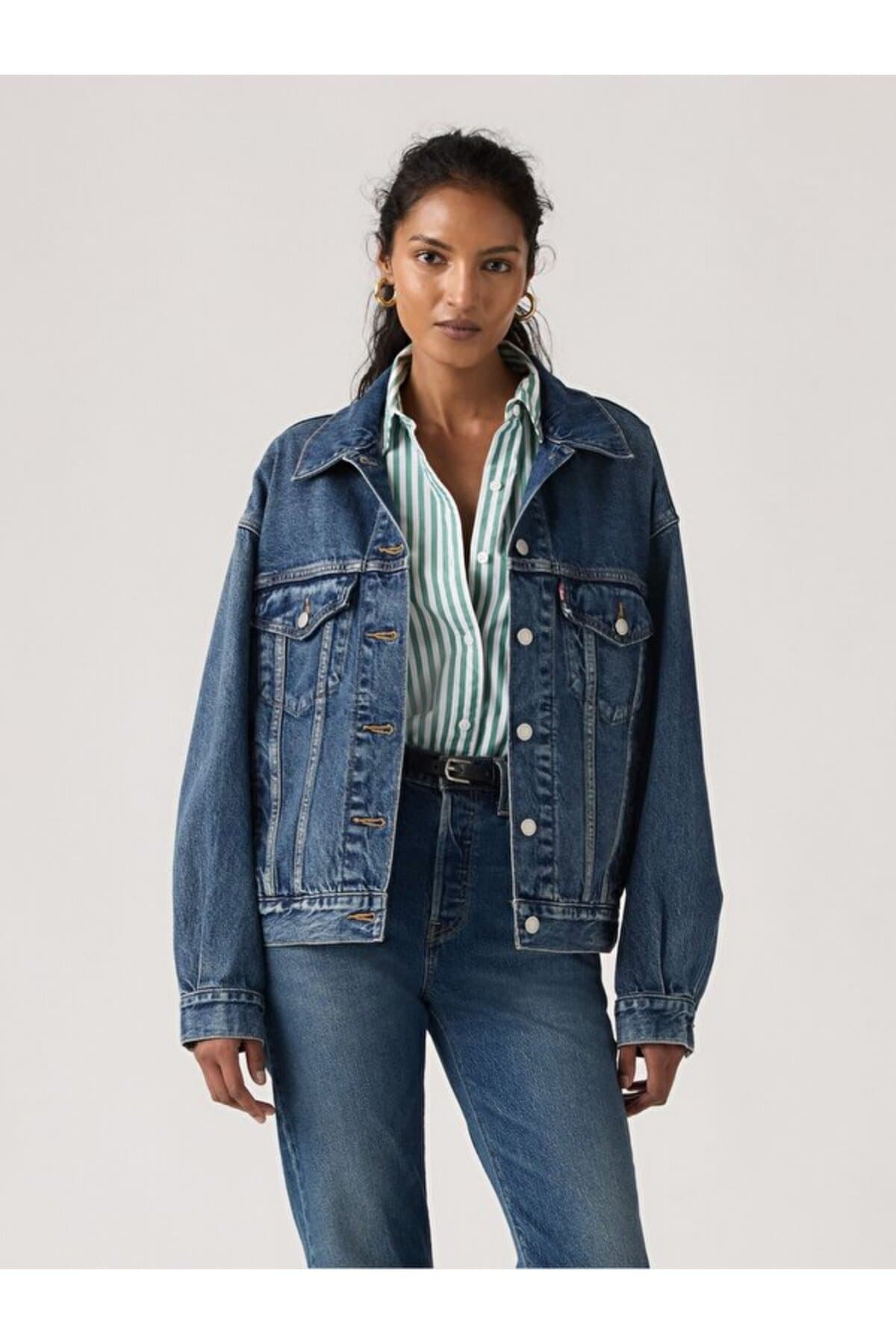 کاپشن زنانه Levi's مدل 90's Trucker کاپشن زنانه Levi's مدل 90's Trucker