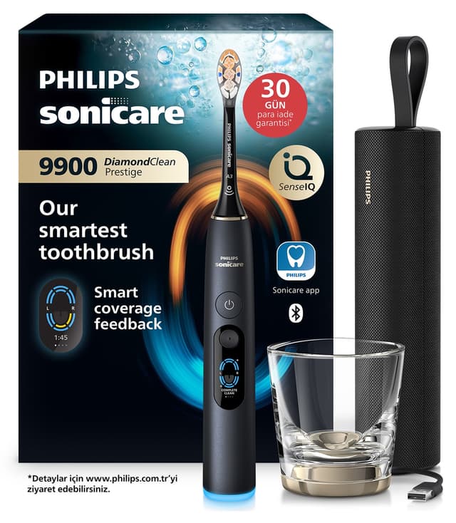 مسواک برقی Philips مجهز به SenseIQ با پایش فشار و پوشش، 24 حالت، 14 روز شارژ مدل HX9813/92 مسواک برقی Philips مجهز به SenseIQ با پایش فشار و پوشش، 24 حالت، 14 روز شارژ مدل HX9813/92
