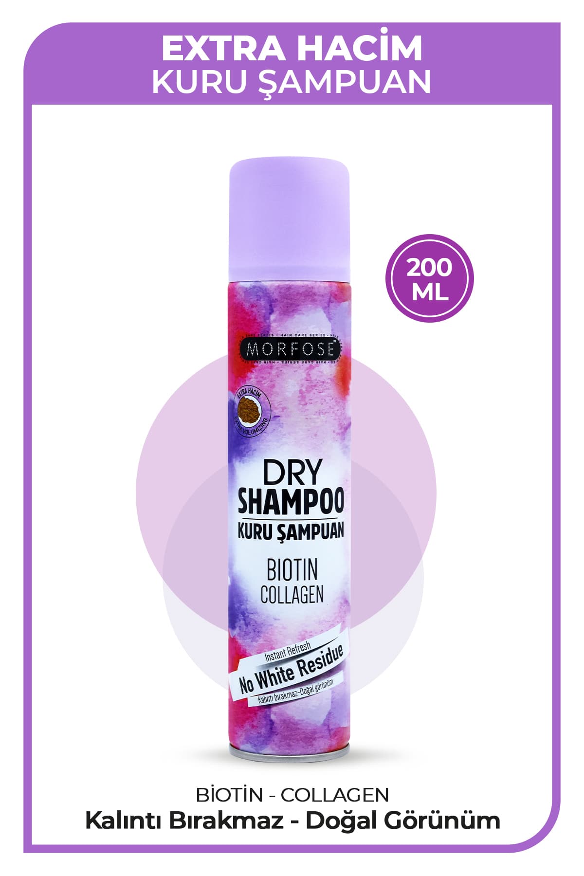 شامپو خشک Morfose حجمدهنده 200 ml شامپو خشک Morfose حجمدهنده 200 ml