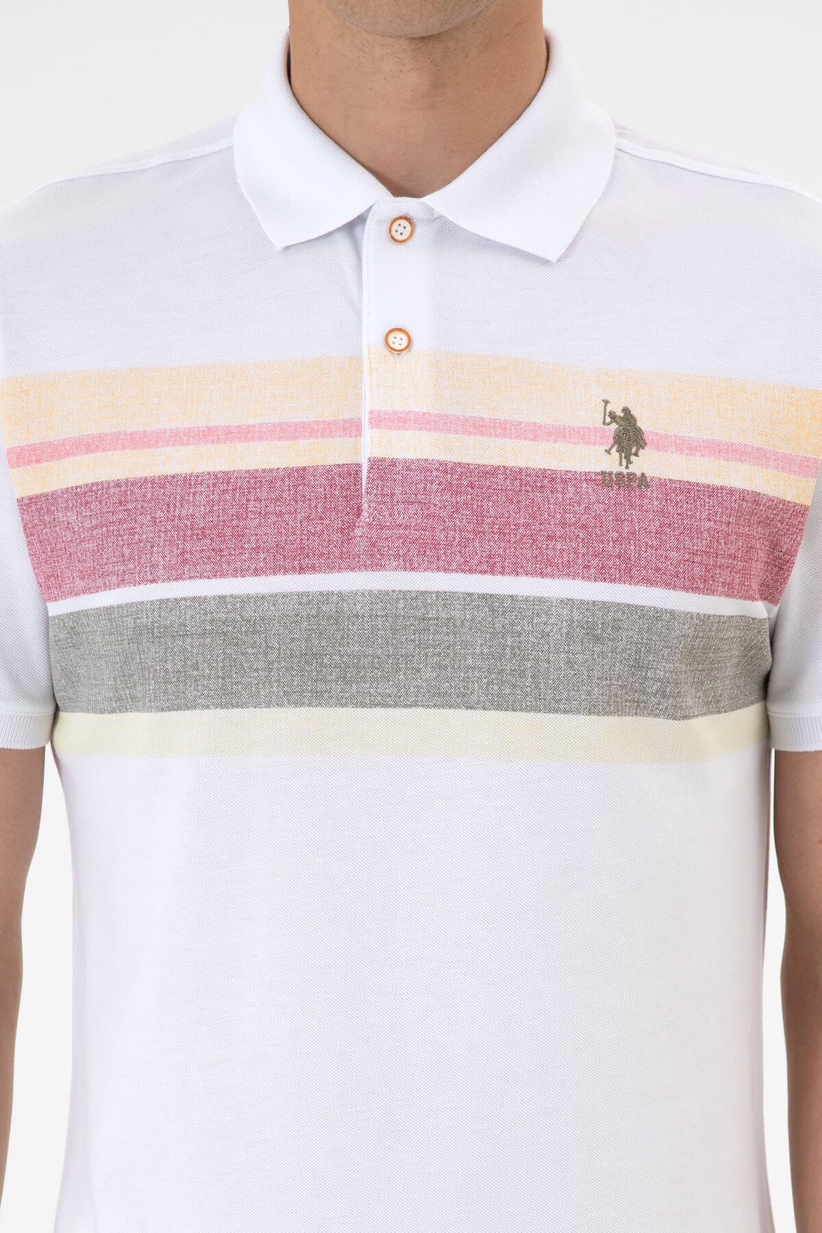تیشرت مردانه U.S. Polo Assn. فیت رگولار یقه پولو قهوهای روشن مدل 50299824-VR052 تیشرت مردانه U.S. Polo Assn. فیت رگولار یقه پولو قهوهای روشن مدل 50299824-VR052