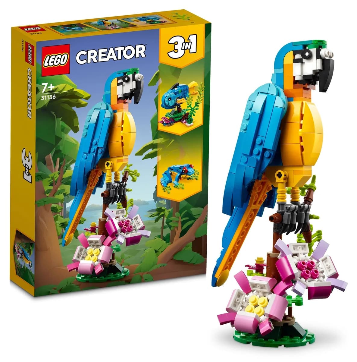 لگو Creator طوطی اگزوتیک مدل 31136 (253 قطعه) لگو Creator طوطی اگزوتیک مدل 31136 (253 قطعه)