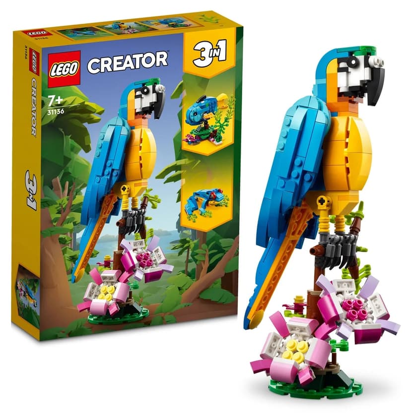 لگو Creator طوطی اگزوتیک مدل 31136 (253 قطعه) لگو Creator طوطی اگزوتیک مدل 31136 (253 قطعه)