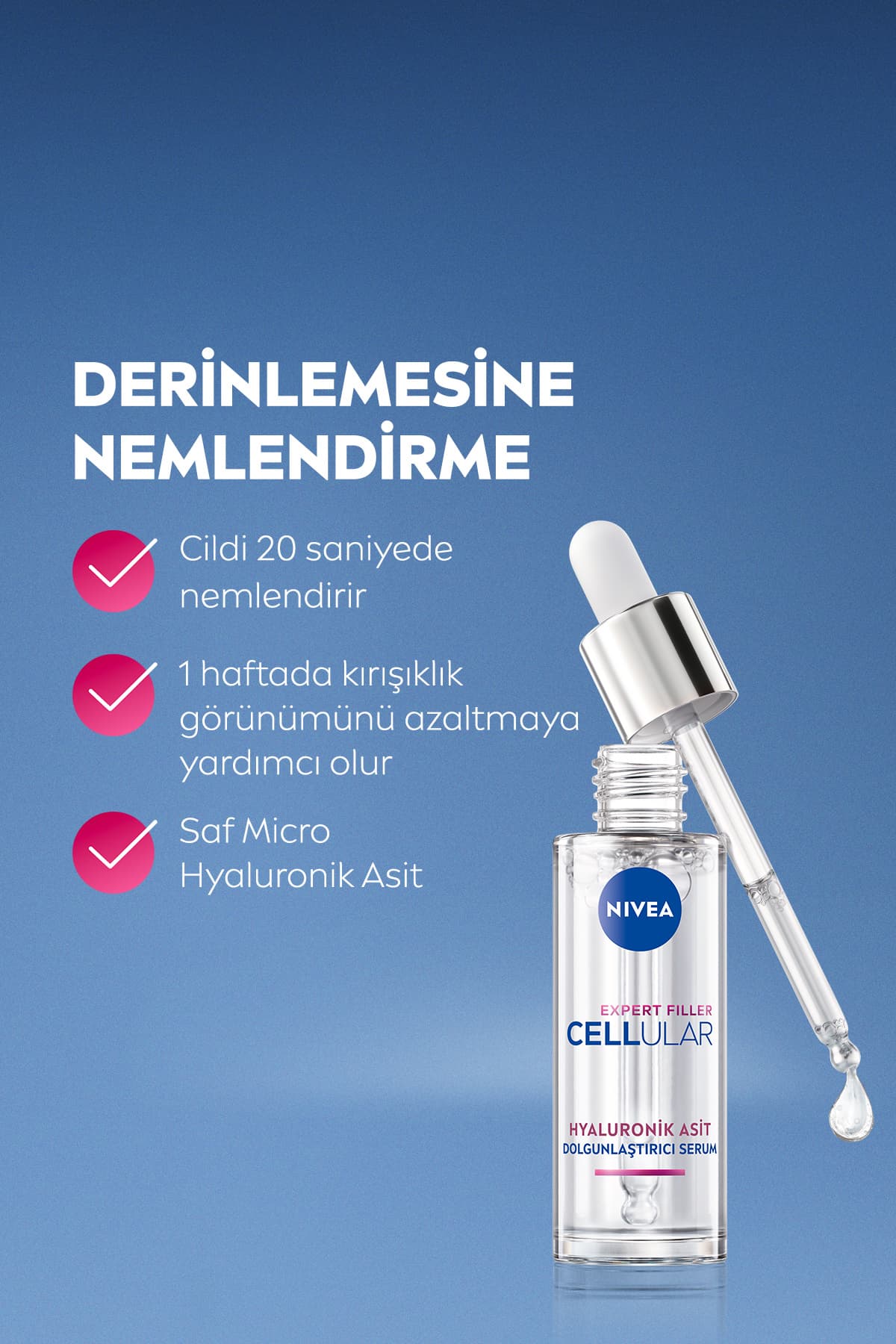 سرم پوستی NIVEA مدل Q10 ضدچروک با اثر دوگانه 30ml و Cellular Expert Filler مرطوبکننده 30ml سرم پوستی NIVEA مدل Q10 ضدچروک با اثر دوگانه 30ml و Cellular Expert Filler مرطوبکننده 30ml