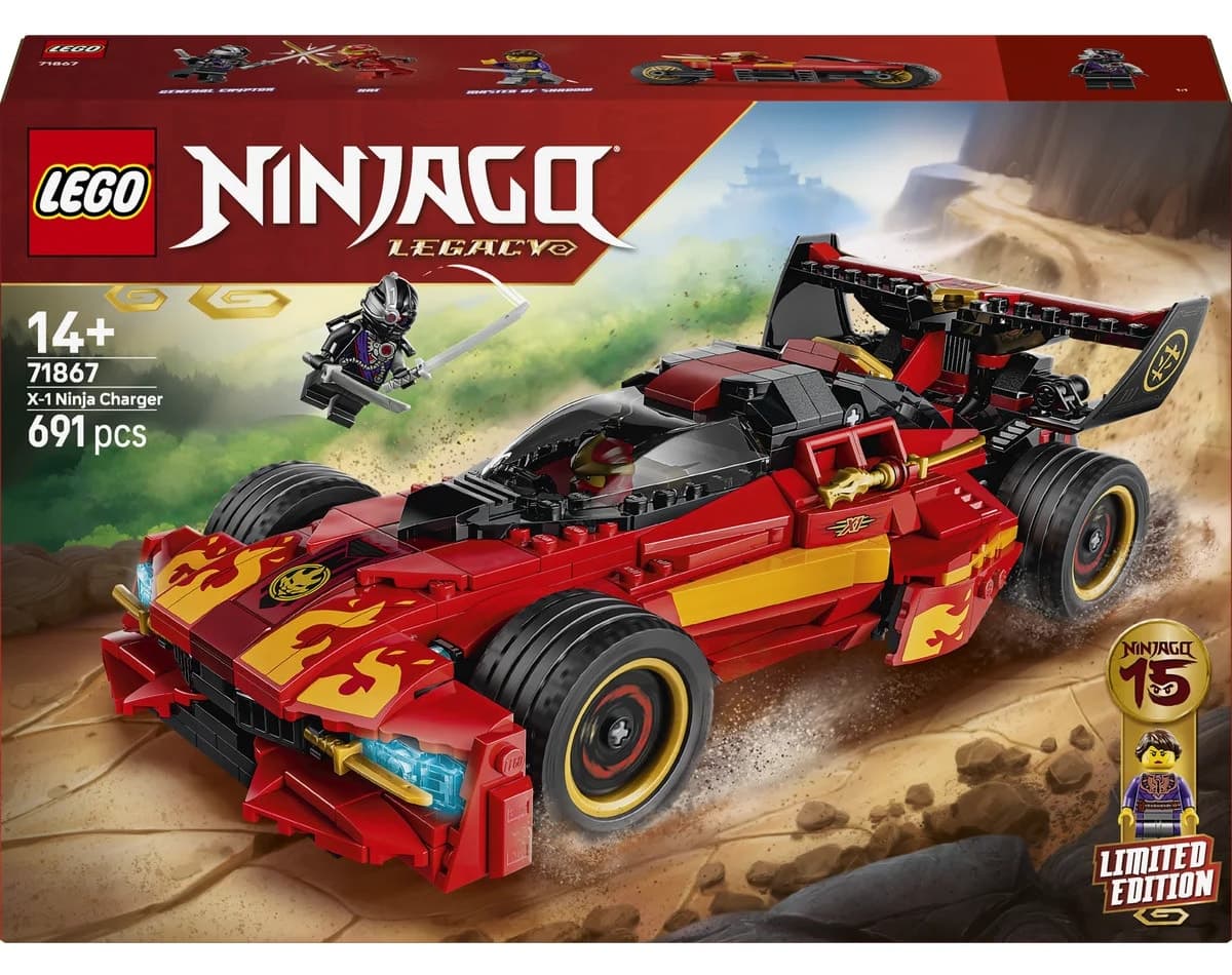 لگو 71867 NINJAGO خودرو X-1 Ninja Turbo ۱۵ سالگی لگو 71867 NINJAGO خودرو X-1 Ninja Turbo ۱۵ سالگی