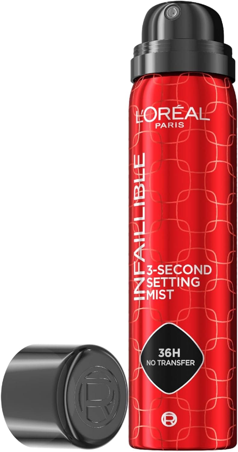 اسپری تثبیتکننده آرایش L'Oréal Paris Infallible مهپاش میکروفاین تا 36 ساعت 1.76 Fl Oz اسپری تثبیتکننده آرایش L'Oréal Paris Infallible مهپاش میکروفاین تا 36 ساعت 1.76 Fl Oz