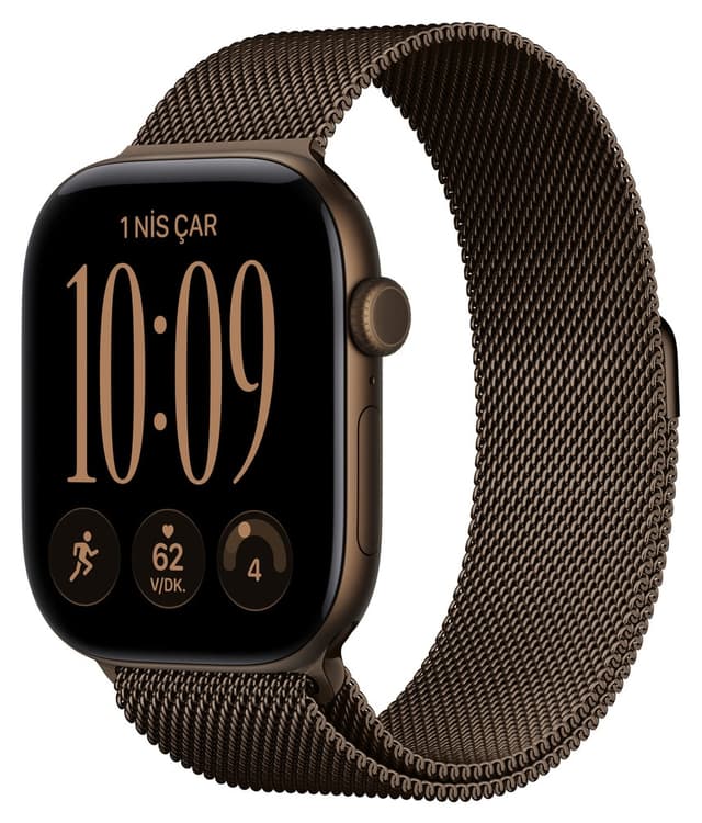 ساعت هوشمند Apple Watch Series 12 GPS + Cellular 42mm برنزی تیره Milano Loop ساعت هوشمند Apple Watch Series 12 GPS + Cellular 42mm برنزی تیره Milano Loop