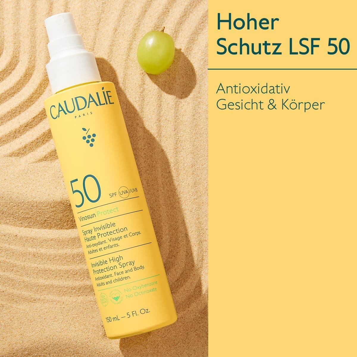 اسپری ضدآفتاب Caudalie Vinosun Protect SPF 50+ 150 ml اسپری ضدآفتاب Caudalie Vinosun Protect SPF 50+ 150 ml