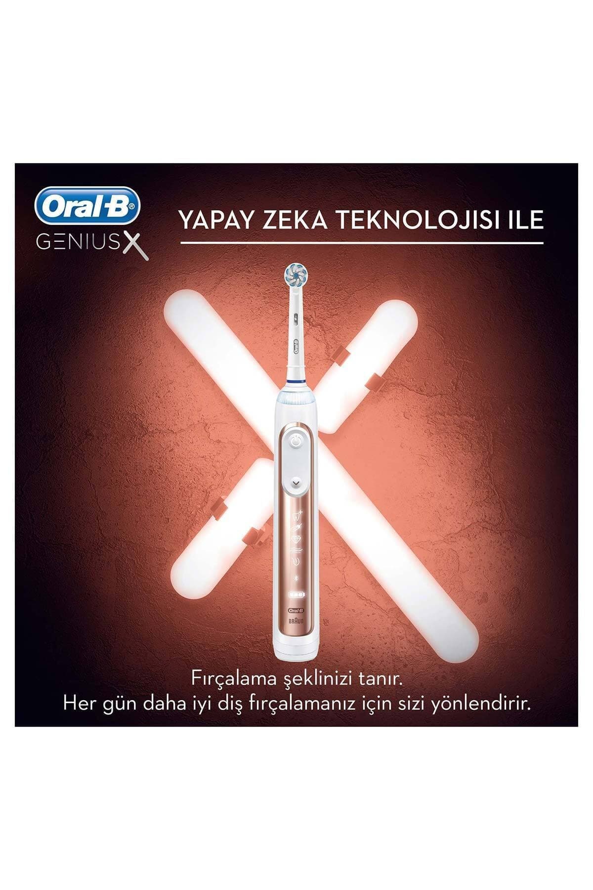 مسواک برقی شارژی Oral-B Genius X Luxury Edition رزگلد مسواک برقی شارژی Oral-B Genius X Luxury Edition رزگلد