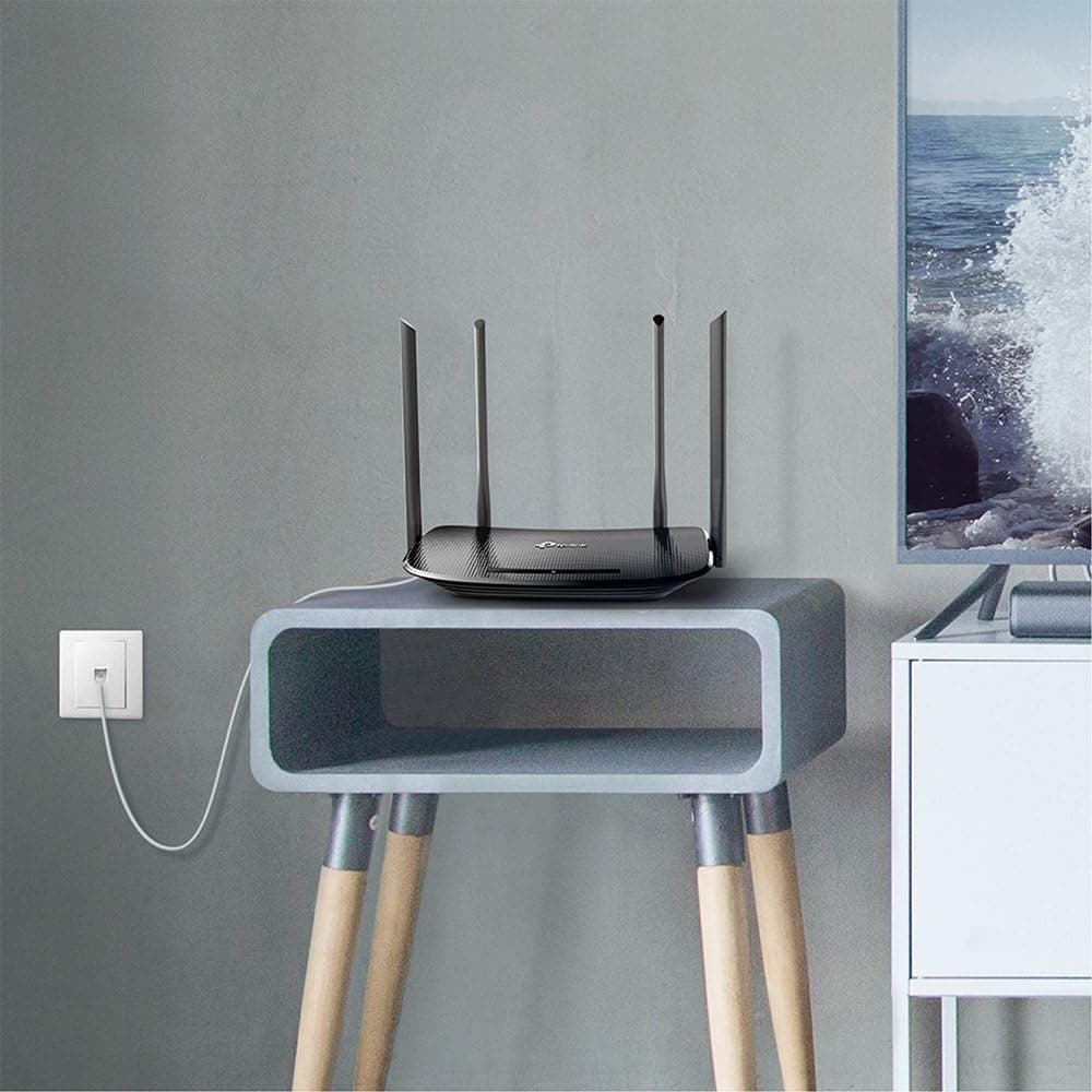 مودم روتر بیسیم دو بانده VDSL/ADSL فیبرنوری TP-Link Archer VR300 AC1200 Mbps با 4 پورت Ethernet و 4 آنتن خارجی مودم روتر بیسیم دو بانده VDSL/ADSL فیبرنوری TP-Link Archer VR300 AC1200 Mbps با 4 پورت Ethernet و 4 آنتن خارجی