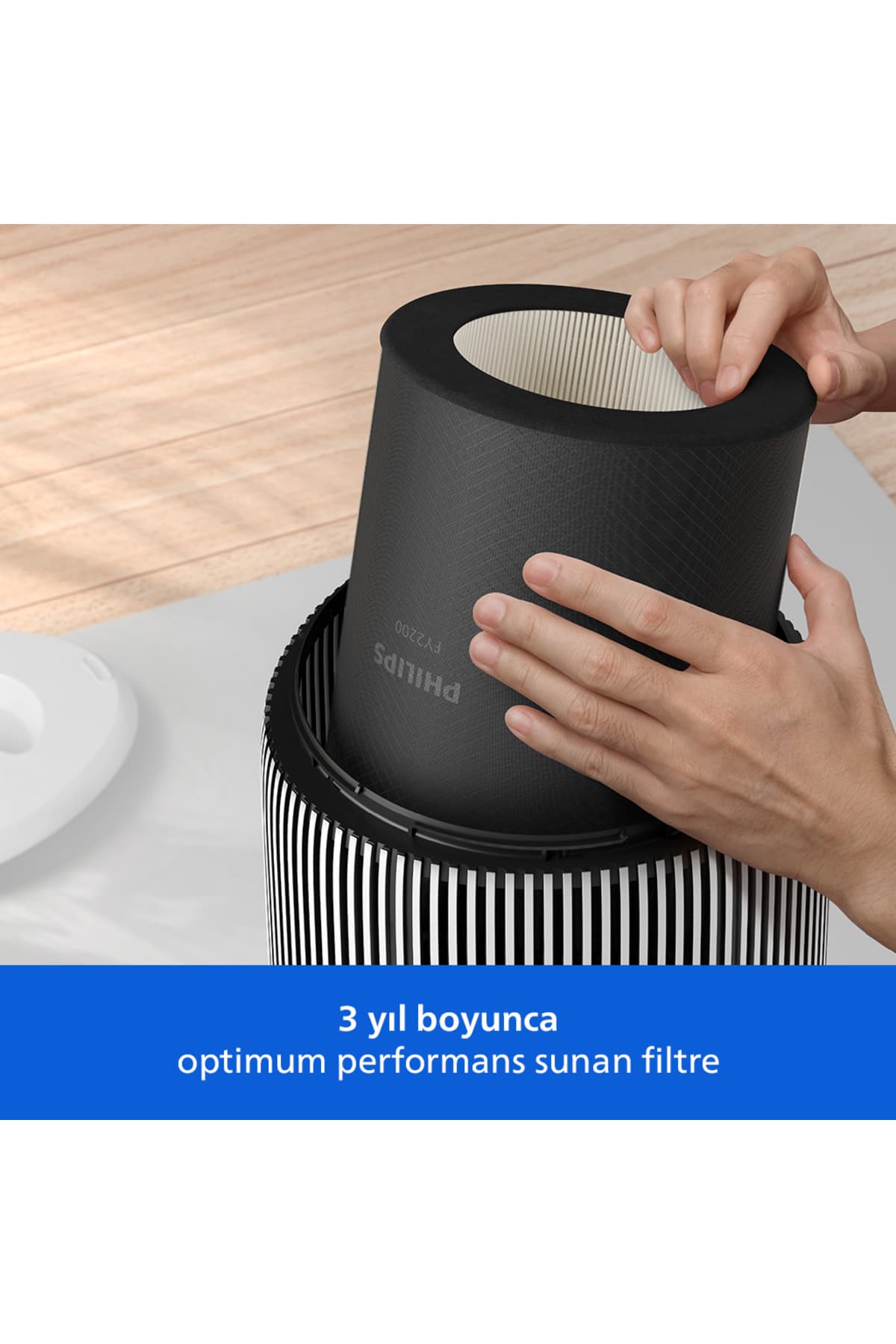 دستگاه تصفیه هوای Philips سری 2200 با فیلتر HEPA NanoProtect مدل AC2220/10 دستگاه تصفیه هوای Philips سری 2200 با فیلتر HEPA NanoProtect مدل AC2220/10