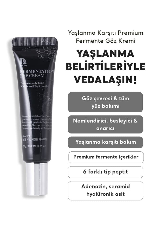 کرم دور چشم Benton مرطوبکننده تخمیری ضدچروک و ضدپیری 10g کرم دور چشم Benton مرطوبکننده تخمیری ضدچروک و ضدپیری 10g