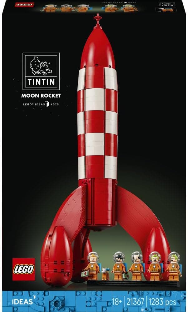 لگو Ideas موشک ماه Tintin مدل 21367 لگو Ideas موشک ماه Tintin مدل 21367