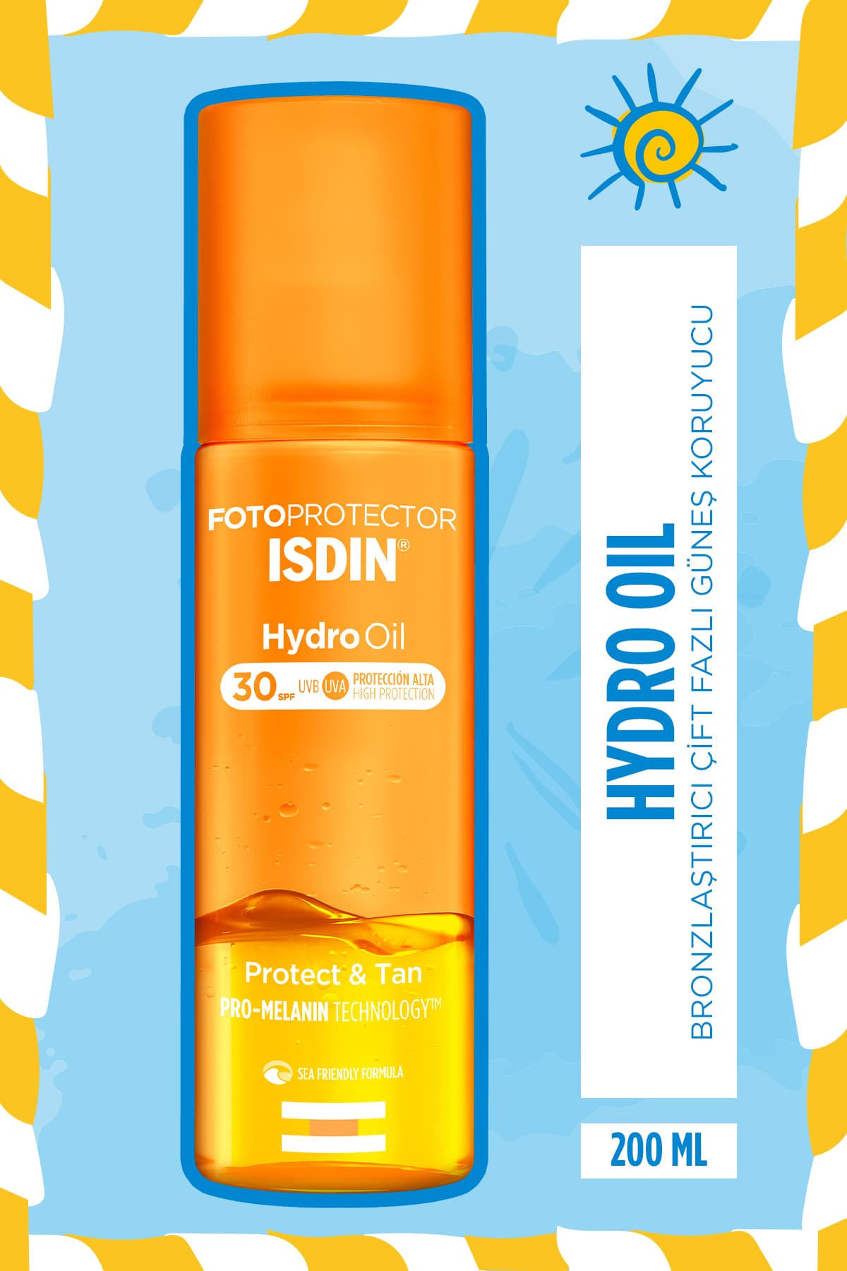 روغن ضدآفتاب ISDIN Hydro Oil Protege& Broncea Spf30 200 ml روغن ضدآفتاب ISDIN Hydro Oil Protege& Broncea Spf30 200 ml