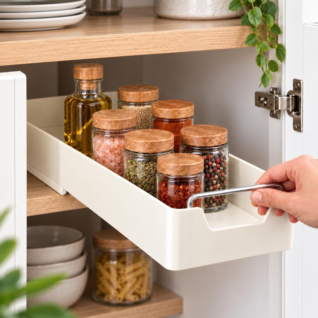 ارگانایزر ریلی کشویی Orret Home 34 x 13,5 x 6,5 cm کوچک ارگانایزر ریلی کشویی Orret Home 34 x 13,5 x 6,5 cm کوچک
