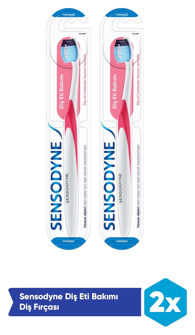 مسواک نرم Sensodyne برای مراقبت از لثه x2 مسواک نرم Sensodyne برای مراقبت از لثه x2