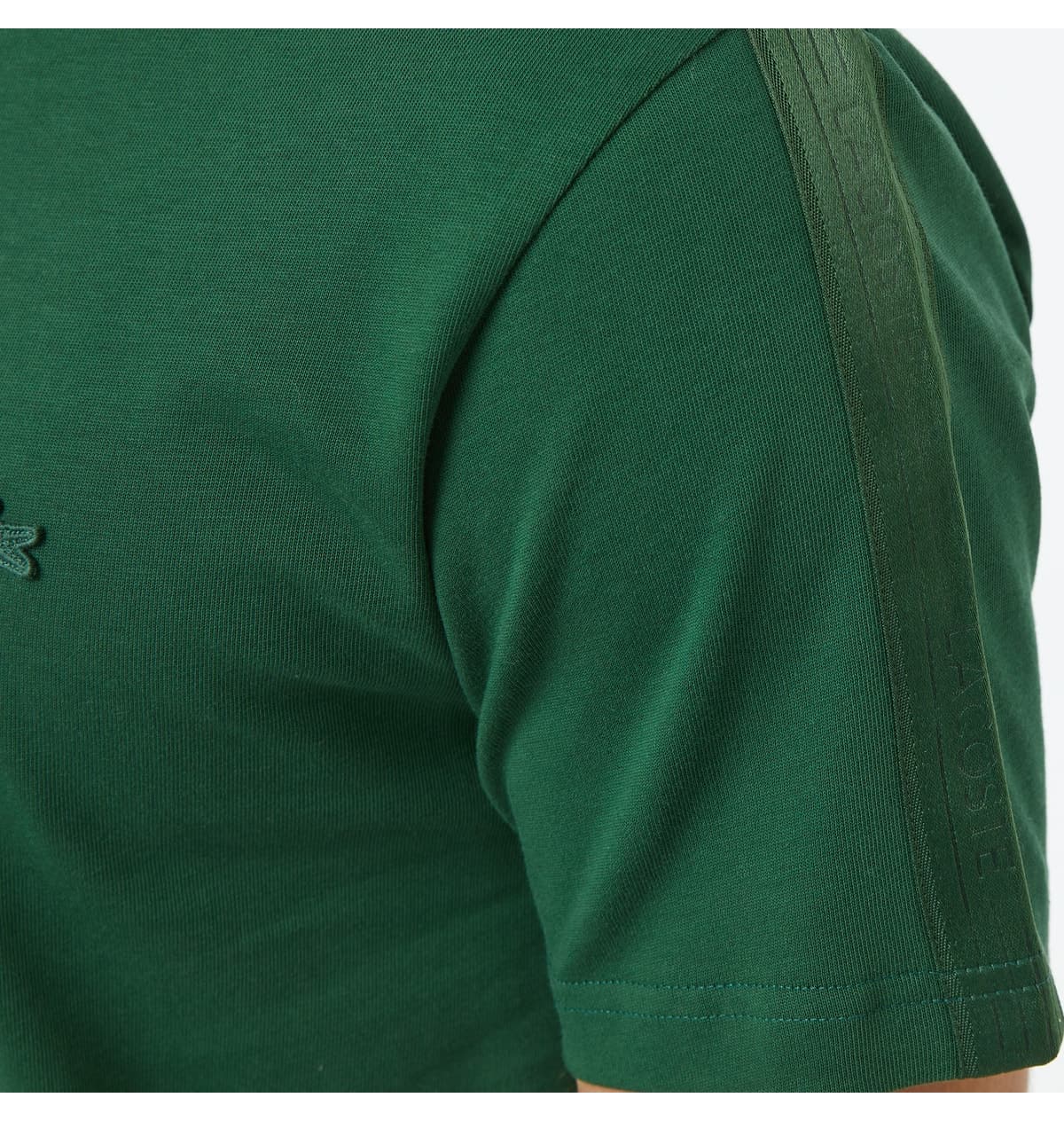 تیشرت مردانه Lacoste فیت معمولی یقه گرد سبز تیره تیشرت مردانه Lacoste فیت معمولی یقه گرد سبز تیره