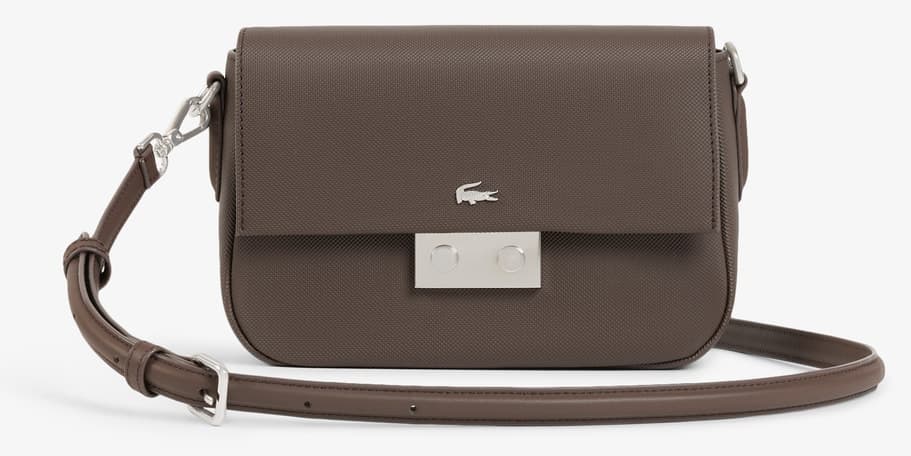 کیف دوشی زنانه Lacoste قهوهای Daily City کیف دوشی زنانه Lacoste قهوهای Daily City
