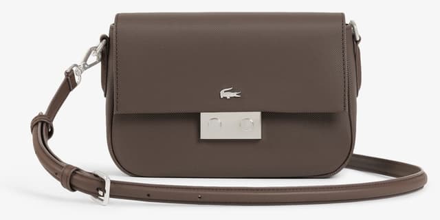 کیف دوشی زنانه Lacoste قهوهای Daily City کیف دوشی زنانه Lacoste قهوهای Daily City