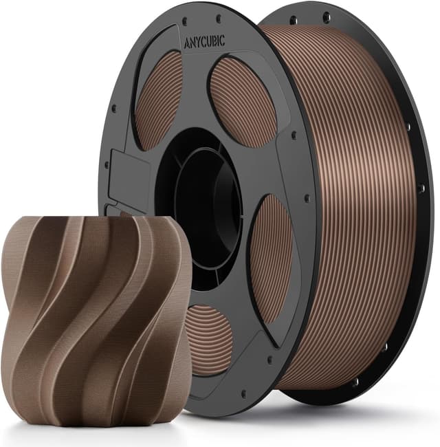 فیلامنت پرینتر سه بعدی ANYCUBIC Metal PLA مسی متالیک 1kg فیلامنت پرینتر سه بعدی ANYCUBIC Metal PLA مسی متالیک 1kg