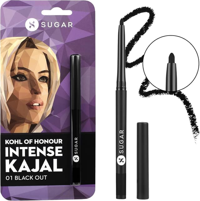 خط چشم مردانه SUGAR Cosmetics مدل Kohl Of Honour مشکی ضد پخش و انتقال، 1 عدد خط چشم مردانه SUGAR Cosmetics مدل Kohl Of Honour مشکی ضد پخش و انتقال، 1 عدد