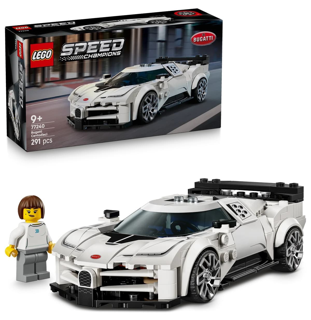 لگو Speed Champions ابرخودرو Bugatti Centodieci مدل 77240 291 قطعه لگو Speed Champions ابرخودرو Bugatti Centodieci مدل 77240 291 قطعه
